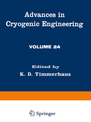 cover image of Advances in Cryogenic Engineering